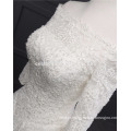 Alibaba vestido de casamento com longa trilha elegante vestido de noiva princesa vestido de noiva elegante e branco feito à mão